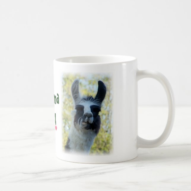 Spara dramat för den Yo llamaen Kaffemugg (Höger)