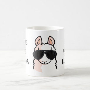 Spara dramat för din Llama Kaffemugg