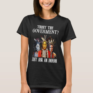 spara du kan lita på regeringen fråga bara en indi t shirt