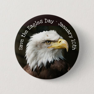 Spara Eagles-dagen 10:e Helgdag-knapp januari Knapp