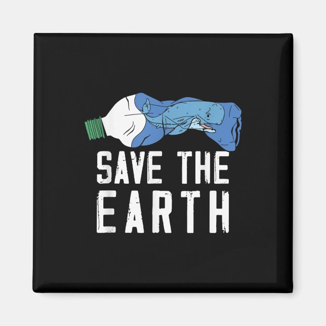Spara Earth Animal Welfare Miljöskydd Magnet (Framsidan)