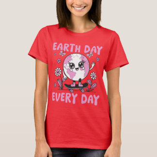 Spara Earth Axolotls bor här | Cute Environment T Shirt