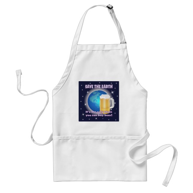 Spara Earth for Beer Förkläde (Framsidan)