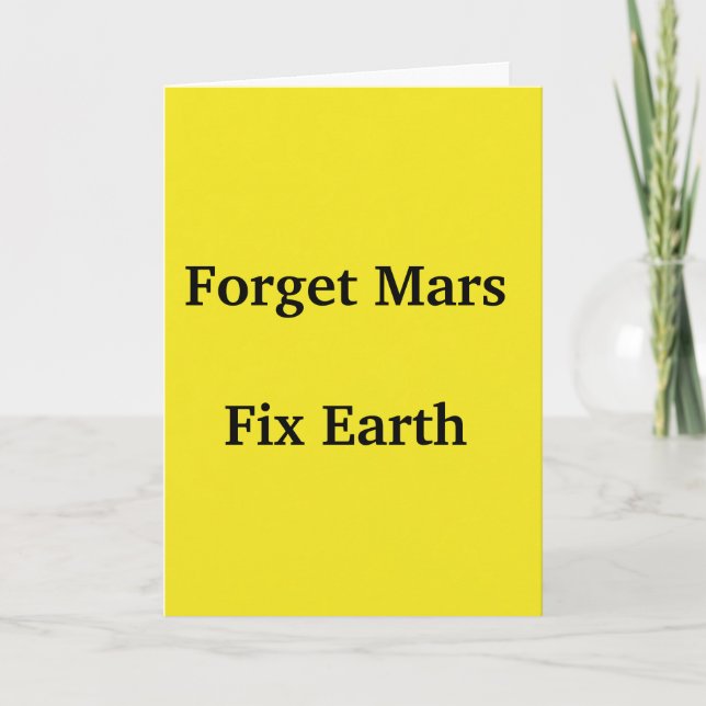 Spara Earth Kort (Framsida)