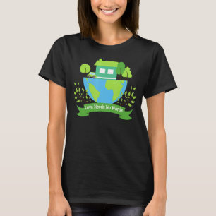 Spara Earth Planet Day Environmental Day Kärlek Ne T Shirt