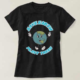Spara Earth Plant Träd Women's T-Shirt