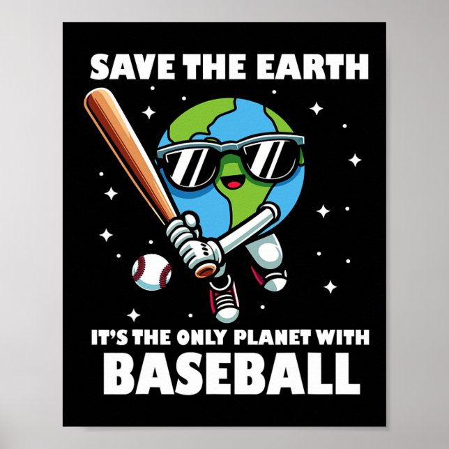 Spara Earth Sell Design Lunddagssport Poster (Framsidan)