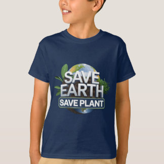 spara Earth, Spara Plant Environmental Design T Shirt