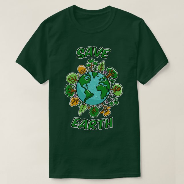 Spara Earth T Shirt (Design framsida)