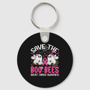Spara Ees Boo Bees Bröstcancer Halloween Kvinnor Nyckelring