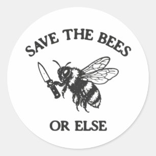 Spara Ees Boo Bees Bröstcancer Halloween Kvinnor Runt Klistermärke