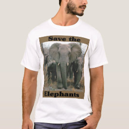 Spara elefanterna tee shirt