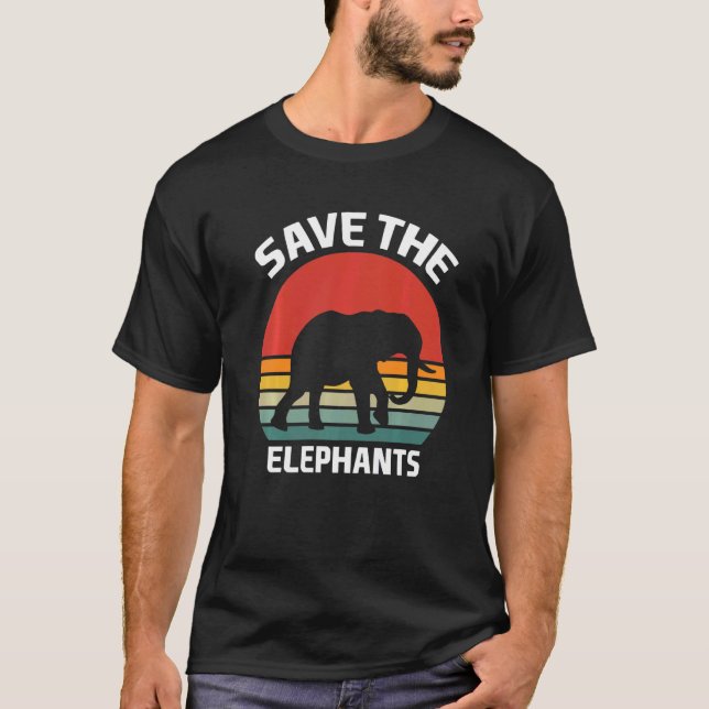 Spara Elephants Elephant Costume Elephant T Shirt (Framsida)