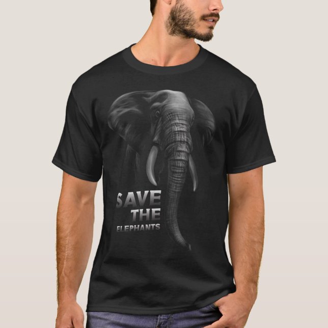 Spara Elephants T Shirt (Framsida)