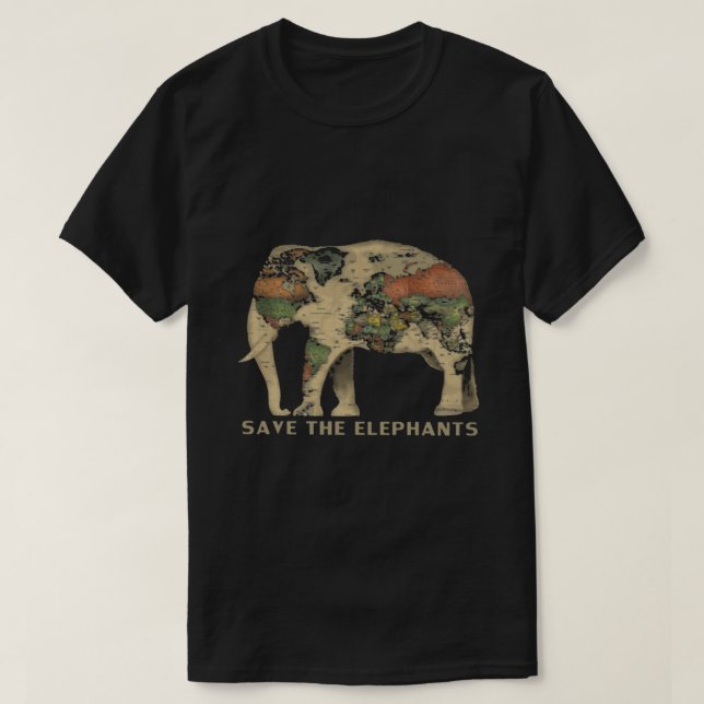 Spara Elephants T Shirt (Design framsida)