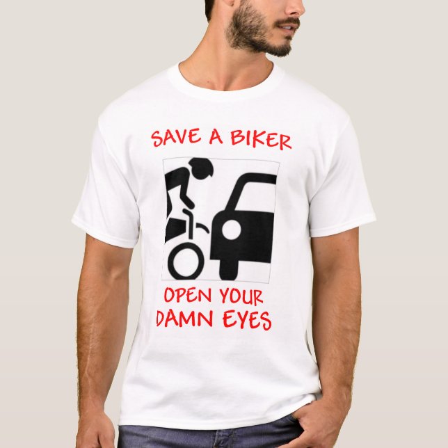 Spara en biker t-shirt (Framsida)