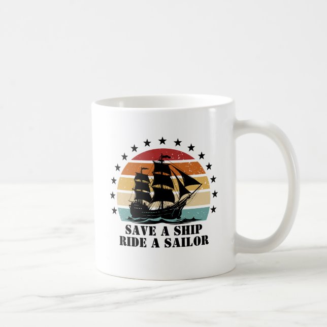Spara en Frakt, Ride A Sailor Kaffemugg (Höger)