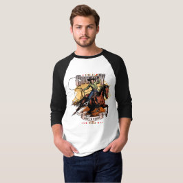 Spara en häst; Rid en cowboy | 3/4 Ärm Raglan T Shirt