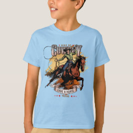 Spara en häst; Rid en cowboy | Barn T Shirt