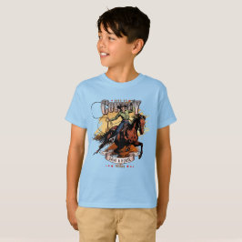 Spara en häst; Rid en cowboy | Barn T Shirt