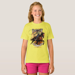 Spara en häst; Rida en cowboy | Barn T Shirt