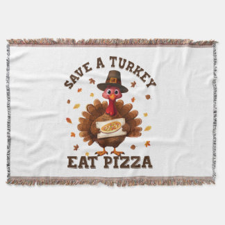Spara en kalkon, ät pizza – Rollig Thanksgiving-pi Filt