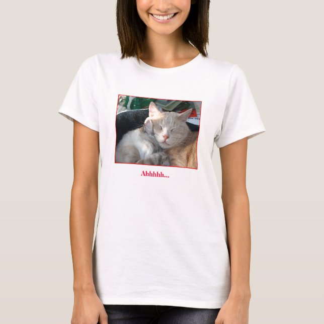 Spara en kattT-tröja T-shirt (Framsida)