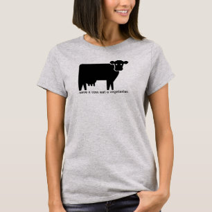spara en ko, ät en vegetarian t shirt