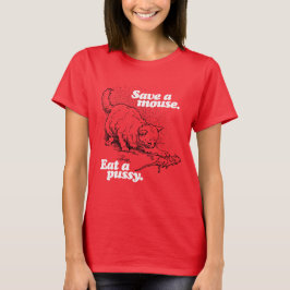 SPARA EN MUS - VIT - (2) .PNG T SHIRT