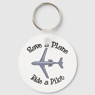 Spara en plana Keychain Nyckelring