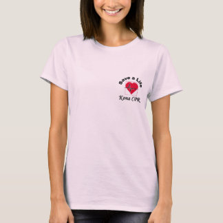 Spara en skjorta för livKona CPR Tee Shirt