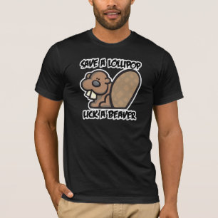 Spara en Slick sug en Bäver T Shirt