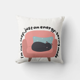 Spara energisparlägets kattdesign - Mysigt och rel Kudde