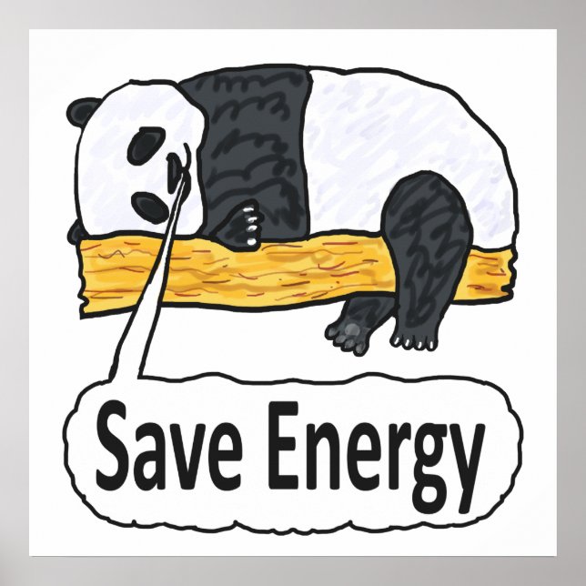 Spara Energy Panda Poster (Framsidan)