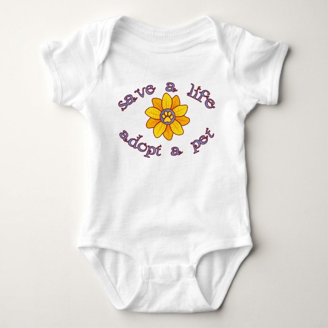 Spara ett liv - adoptera tee shirt (Framsida)