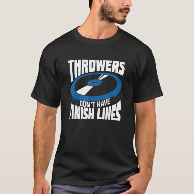 Spåra/Fält-discusutkast för en discus t Shirt (Framsida)