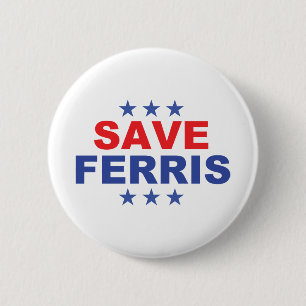 Spara Ferris presidentbricka Knapp