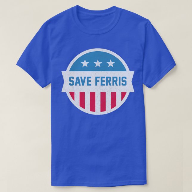 Spara Ferris vintage design T Shirt (Design framsida)
