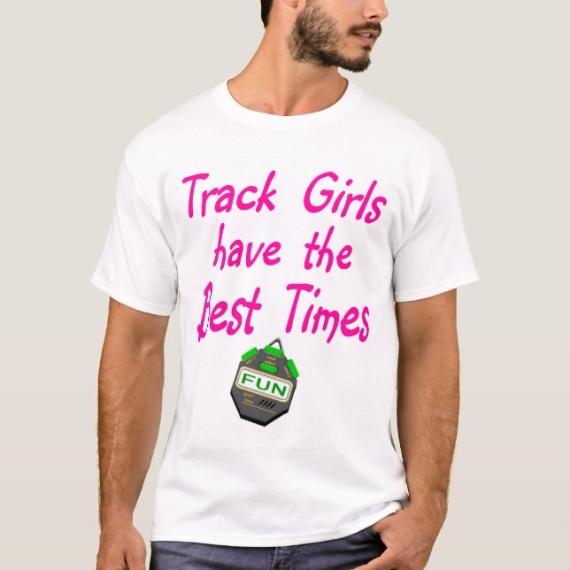 Spåra flickor tee (Framsida)
