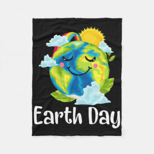 Spara för återanvändning av Återvinna på Earth Day Fleecefilt