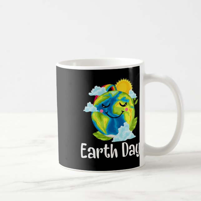 Spara för återanvändning av Återvinna på Earth Day Kaffemugg (Höger)
