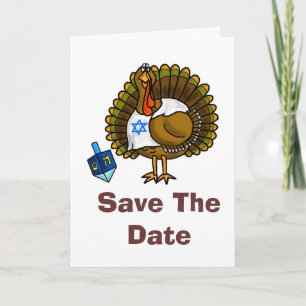 Spara för den Thanksgivukkah för datera 79811 Helgkort