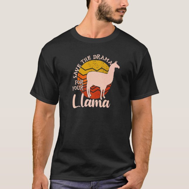 Spara för ditt Llama-födelsedagsdjur T Shirt (Framsida)