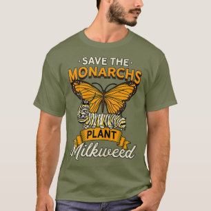 Spara för kvinnor i monarksfabriken Milkweed Funny T Shirt