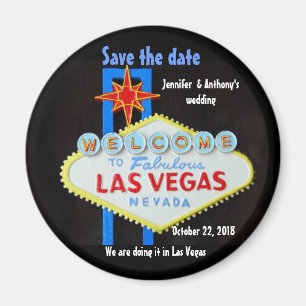 Spara för Las Vegas brölloppersonlig datera Magnet