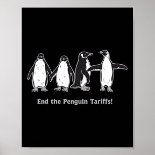 Spara för utformning av Tecknaden för slutpenguin- Poster