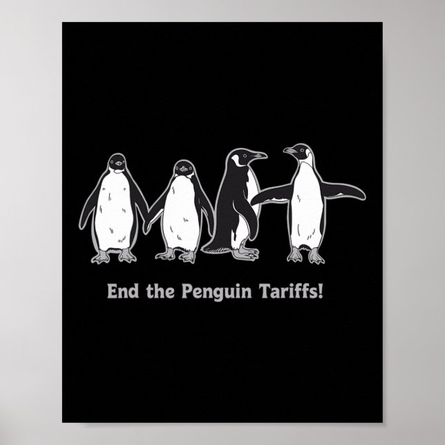 Spara för utformning av Tecknaden för slutpenguin- Poster (Framsidan)