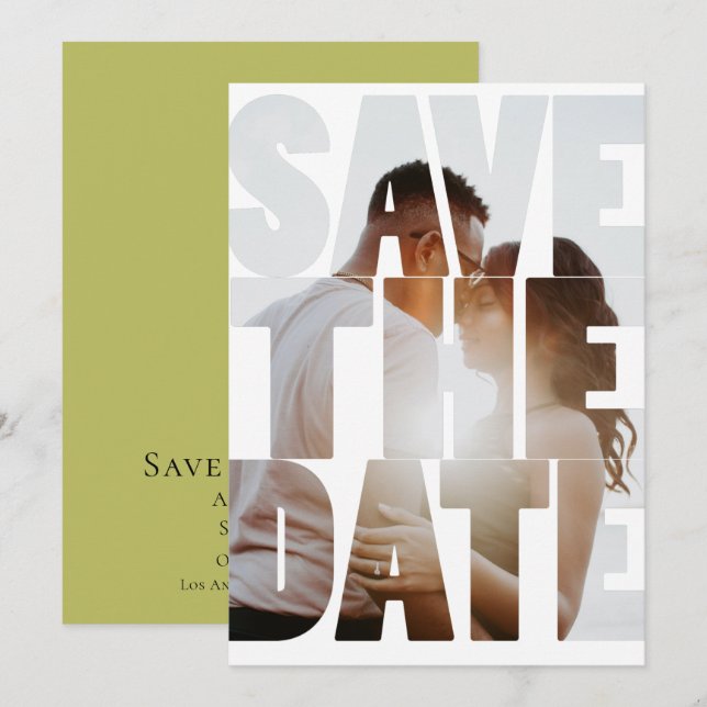 Spara foto för datummodern Personlig Meddelande (Fram/baksida)