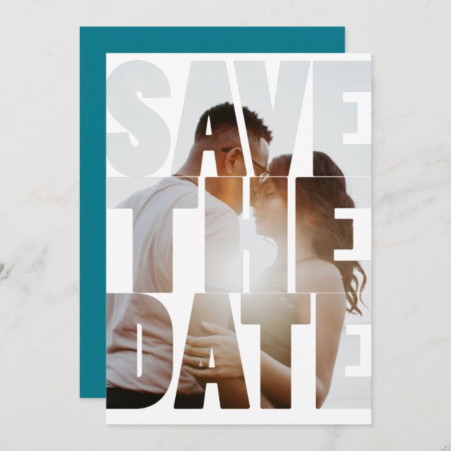 Spara foto för datummodern Personlig Meddelande (Fram/baksida)