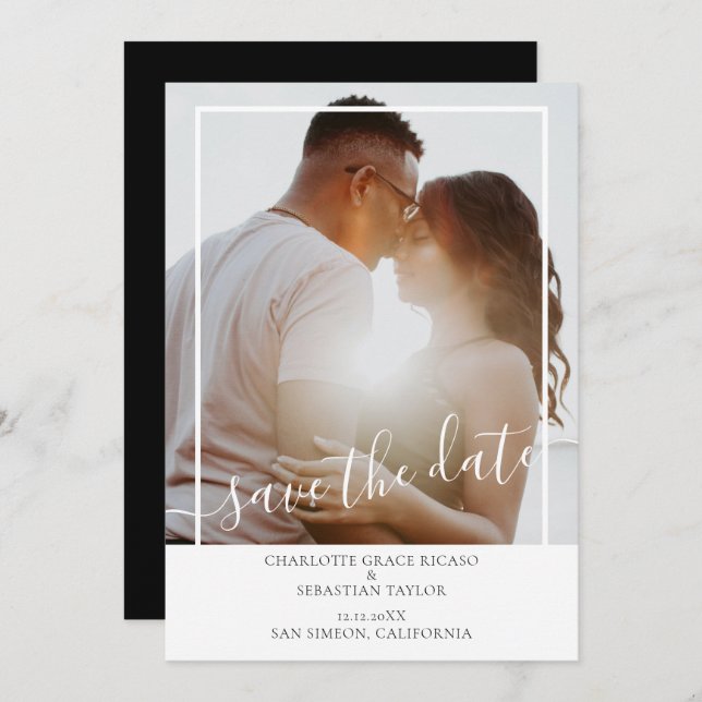 Spara foto för datummodern Personlig Meddelande (Fram/baksida)